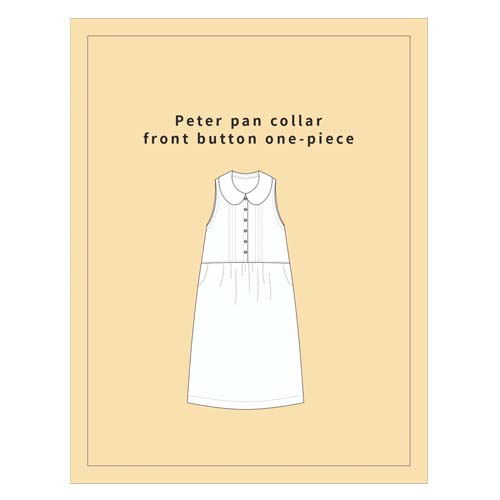 바이패턴 [DIY] peter pan collar front button one-piece